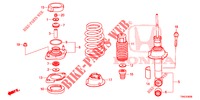 STOSSDAEMPFER HINTEN  für Honda CR-V DIESEL 1.6 ELEGANCE NAVI 4WD 5 Türen 6 gang-Schaltgetriebe 2015