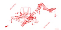 VORDERER HILFSRAHMEN/HINTERER TRAEGER  für Honda CR-V DIESEL 1.6 ELEGANCE NAVI 4WD 5 Türen 6 gang-Schaltgetriebe 2015