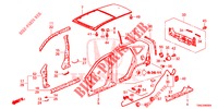 AUSSENBLECHE/DACHPLATTE  für Honda CR-V DIESEL 1.6 ELEGANCE NAVI 4WD 5 Türen 9 gang automatikgetriebe 2015
