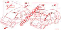 KABELBAUM (LH) (4) für Honda CR-V DIESEL 1.6 ELEGANCE NAVI 4WD 5 Türen 9 gang automatikgetriebe 2015