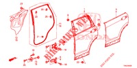 TUERBLECHE, HINTEN(4D)  für Honda CR-V DIESEL 1.6 ELEGANCE NAVI 4WD 5 Türen 9 gang automatikgetriebe 2015