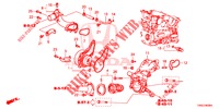 WASSERPUMPE/THERMOSTAT (DIESEL) für Honda CR-V DIESEL 1.6 ELEGANCE NAVI 4WD 5 Türen 9 gang automatikgetriebe 2015