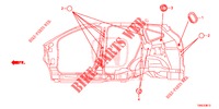 GUMMITUELLE (LATERAL) für Honda CR-V DIESEL 1.6 EXECUTIVE NAVI 5 Türen 6 gang-Schaltgetriebe 2015