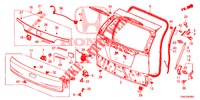 HECKKLAPPENPLATTE(2D)  für Honda CR-V DIESEL 1.6 EXECUTIVE NAVI 5 Türen 6 gang-Schaltgetriebe 2015