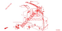 HECKKLAPPENVERKLEIDUNG/ TAFELVERKLEIDUNG, HINTEN(2D)  für Honda CR-V DIESEL 1.6 EXECUTIVE NAVI 5 Türen 6 gang-Schaltgetriebe 2015