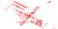 HECKSCHEIBENWISCHER  für Honda CR-V DIESEL 1.6 EXECUTIVE NAVI 5 Türen 6 gang-Schaltgetriebe 2015