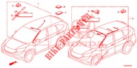 KABELBAUM (LH) (4) für Honda CR-V DIESEL 1.6 EXECUTIVE NAVI 5 Türen 6 gang-Schaltgetriebe 2015