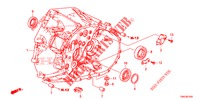 KUPPLUNGSGEHAEUSE (DIESEL) (1) für Honda CR-V DIESEL 1.6 EXECUTIVE NAVI 5 Türen 6 gang-Schaltgetriebe 2015