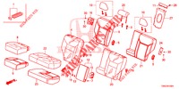 RUECKSITZ/SITZGURT,(2D)  für Honda CR-V DIESEL 1.6 EXECUTIVE NAVI 5 Türen 6 gang-Schaltgetriebe 2015