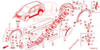 SEITENSCHWELLER ZIERLEISTE/SCHUTZ  für Honda CR-V DIESEL 1.6 EXECUTIVE NAVI 5 Türen 6 gang-Schaltgetriebe 2015