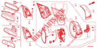 SPIEGEL/SCHIEBEDACH (3) für Honda CR-V DIESEL 1.6 EXECUTIVE NAVI 5 Türen 6 gang-Schaltgetriebe 2015