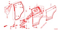 TUERBLECHE, HINTEN(4D)  für Honda CR-V DIESEL 1.6 EXECUTIVE NAVI 5 Türen 6 gang-Schaltgetriebe 2015