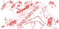 TUERSCHLOESSER, VORNE/AEUSSERER GRIFF  für Honda CR-V DIESEL 1.6 EXECUTIVE NAVI 5 Türen 6 gang-Schaltgetriebe 2015