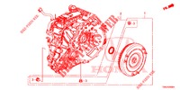 DREHMOMENTWANDLERGEHAEUSE (DIESEL) für Honda CR-V DIESEL 1.6 EXECUTIVE NAVI 5 Türen 9 gang automatikgetriebe 2015