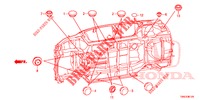 GUMMITUELLE (INFERIEUR) für Honda CR-V DIESEL 1.6 EXECUTIVE NAVI 5 Türen 9 gang automatikgetriebe 2015