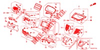 INSTRUMENT, ZIERSTUECK (COTE DE CONDUCTEUR) (LH) für Honda CR-V DIESEL 1.6 EXECUTIVE NAVI 5 Türen 9 gang automatikgetriebe 2015