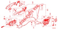 TUERSCHLOESSER, HINTEN/AEUSSERER GRIFF  für Honda CR-V DIESEL 1.6 EXECUTIVE NAVI 5 Türen 9 gang automatikgetriebe 2015