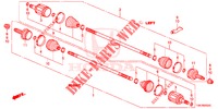 ANTRIEBSWELLE, HINTEN (3) für Honda CR-V DIESEL 2.2 EXCLUSIVE NAVI 5 Türen 6 gang-Schaltgetriebe 2014