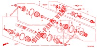 ANTRIEBSWELLE, VORNE/HALBWELLE (DIESEL) (2.2L) für Honda CR-V DIESEL 2.2 EXCLUSIVE NAVI 5 Türen 6 gang-Schaltgetriebe 2014