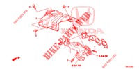 AUSPUFFKRUEMMER (DIESEL) (2.2L) für Honda CR-V DIESEL 2.2 EXCLUSIVE NAVI 5 Türen 6 gang-Schaltgetriebe 2014