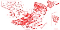 BODENMATTE/ISOLATOR  für Honda CR-V DIESEL 2.2 EXCLUSIVE NAVI 5 Türen 6 gang-Schaltgetriebe 2014