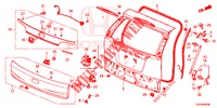 HECKKLAPPENPLATTE(2D)  für Honda CR-V DIESEL 2.2 EXCLUSIVE NAVI 5 Türen 6 gang-Schaltgetriebe 2014