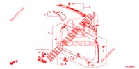 HECKKLAPPENVERKLEIDUNG/ TAFELVERKLEIDUNG, HINTEN(2D)  für Honda CR-V DIESEL 2.2 EXCLUSIVE NAVI 5 Türen 6 gang-Schaltgetriebe 2014