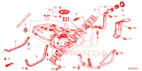 KRAFTSTOFFEINFUELLROHR (DIESEL) für Honda CR-V DIESEL 2.2 EXCLUSIVE NAVI 5 Türen 6 gang-Schaltgetriebe 2014