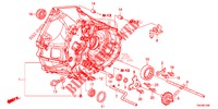 KUPPLUNGSGEHAEUSE (DIESEL) (2.2L) für Honda CR-V DIESEL 2.2 EXCLUSIVE NAVI 5 Türen 6 gang-Schaltgetriebe 2014