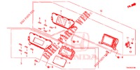 MITTLERES DISPLAY (LH) für Honda CR-V DIESEL 2.2 EXCLUSIVE NAVI 5 Türen 6 gang-Schaltgetriebe 2014