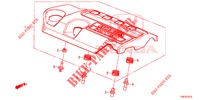 MOTORABDECKUNG (DIESEL) (2.2L) für Honda CR-V DIESEL 2.2 EXCLUSIVE NAVI 5 Türen 6 gang-Schaltgetriebe 2014