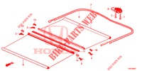 SONNENBLENDENTEILE  für Honda CR-V DIESEL 2.2 EXCLUSIVE NAVI 5 Türen 6 gang-Schaltgetriebe 2014