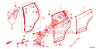 TUERBLECHE, HINTEN(4D)  für Honda CR-V DIESEL 2.2 EXCLUSIVE NAVI 5 Türen 6 gang-Schaltgetriebe 2014