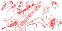 TUERSCHLOESSER, VORNE/AEUSSERER GRIFF  für Honda CR-V DIESEL 2.2 EXCLUSIVE NAVI 5 Türen 6 gang-Schaltgetriebe 2014