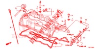 ZYLINDERKOPFDECKEL (DIESEL) (2.2L) für Honda CR-V DIESEL 2.2 EXCLUSIVE NAVI 5 Türen 6 gang-Schaltgetriebe 2014