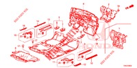 BODENMATTE/ISOLATOR (3) für Honda CR-V DIESEL 1.6 INNOVA 5 Türen 9 gang automatikgetriebe 2015