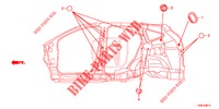 GUMMITUELLE (LATERAL) für Honda CR-V DIESEL 1.6 INNOVA 5 Türen 9 gang automatikgetriebe 2015