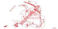 HECKKLAPPENVERKLEIDUNG/ TAFELVERKLEIDUNG, HINTEN(2D)  für Honda CR-V DIESEL 1.6 INNOVA 5 Türen 9 gang automatikgetriebe 2015
