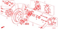 HINTERRADBREMSE (2) für Honda CR-V DIESEL 1.6 INNOVA 5 Türen 9 gang automatikgetriebe 2015