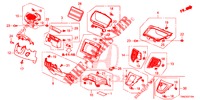 INSTRUMENT, ZIERSTUECK (COTE DE CONDUCTEUR) (LH) für Honda CR-V DIESEL 1.6 INNOVA 5 Türen 9 gang automatikgetriebe 2015
