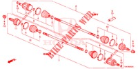 ANTRIEBSWELLE, HINTEN (3) für Honda CR-V DIESEL 2.2 ELEGANCE 5 Türen 6 gang-Schaltgetriebe 2014