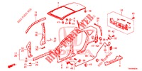 AUSSENBLECHE/DACHPLATTE  für Honda CR-V DIESEL 2.2 ELEGANCE 5 Türen 6 gang-Schaltgetriebe 2014