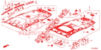 DACHVERKLEIDUNG (1) für Honda CR-V DIESEL 2.2 ELEGANCE 5 Türen 6 gang-Schaltgetriebe 2014
