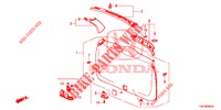HECKKLAPPENVERKLEIDUNG/ TAFELVERKLEIDUNG, HINTEN(2D)  für Honda CR-V DIESEL 2.2 ELEGANCE 5 Türen 6 gang-Schaltgetriebe 2014