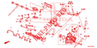 KRAFTSTOFF, SCHIENE/HOCHDRUCKPUMPE (DIESEL) (2.2L) für Honda CR-V DIESEL 2.2 ELEGANCE 5 Türen 6 gang-Schaltgetriebe 2014
