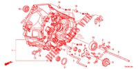 KUPPLUNGSGEHAEUSE (DIESEL) (2.2L) für Honda CR-V DIESEL 2.2 ELEGANCE 5 Türen 6 gang-Schaltgetriebe 2014