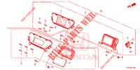 MITTLERES DISPLAY (LH) für Honda CR-V DIESEL 2.2 ELEGANCE 5 Türen 6 gang-Schaltgetriebe 2014