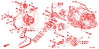 MOTORHALTERUNG (DIESEL) (2.2L) für Honda CR-V DIESEL 2.2 ELEGANCE 5 Türen 6 gang-Schaltgetriebe 2014