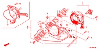 NEBELSCHEINWERFER  für Honda CR-V DIESEL 2.2 ELEGANCE 5 Türen 6 gang-Schaltgetriebe 2014