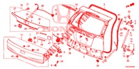 HECKKLAPPENPLATTE(2D)  für Honda CR-V DIESEL 1.6 EXCLUSIVE NAVI 4WD 5 Türen 6 gang-Schaltgetriebe 2015